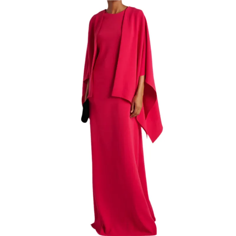 Elegant A-Line Floor-Length Dress