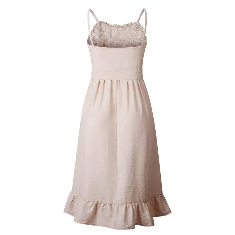 Elegant Bow Midi Dress