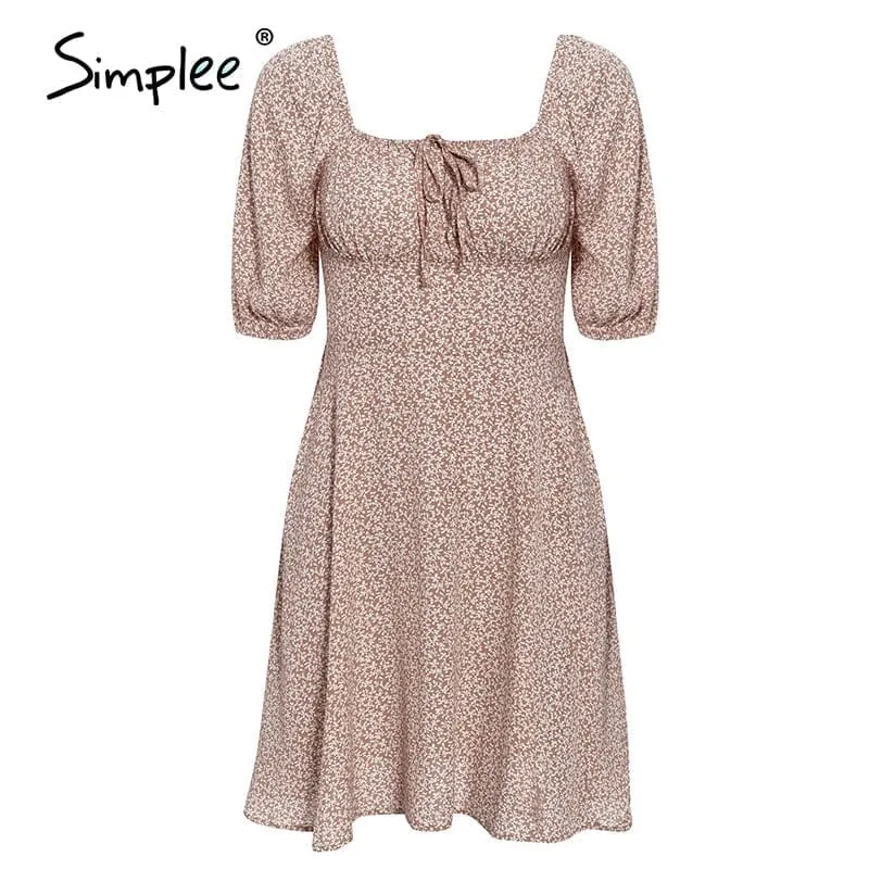 Elegant  Casual Beach Women's Vintage Boho dress