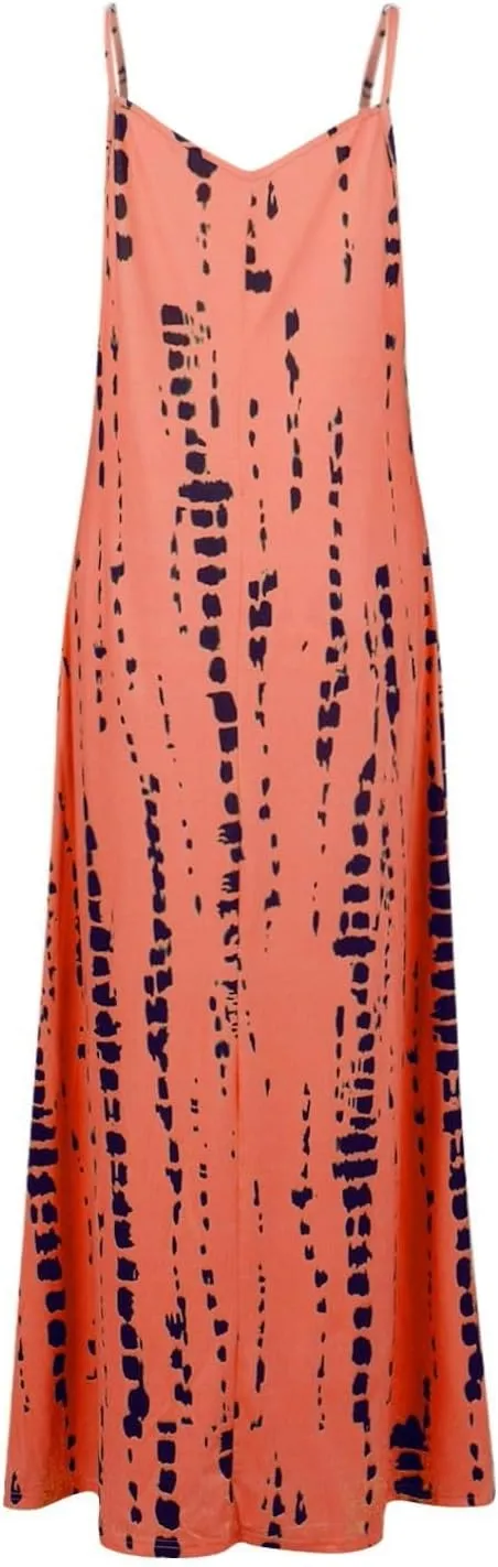 Elegant Sleeveless Maxi Dress for Women 2025 Flowy Hawaiian Resort Wear, Dresses for Women