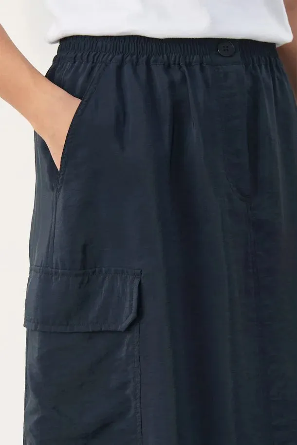 ERITZAPW CARGO SKIRT "Dark Navy"