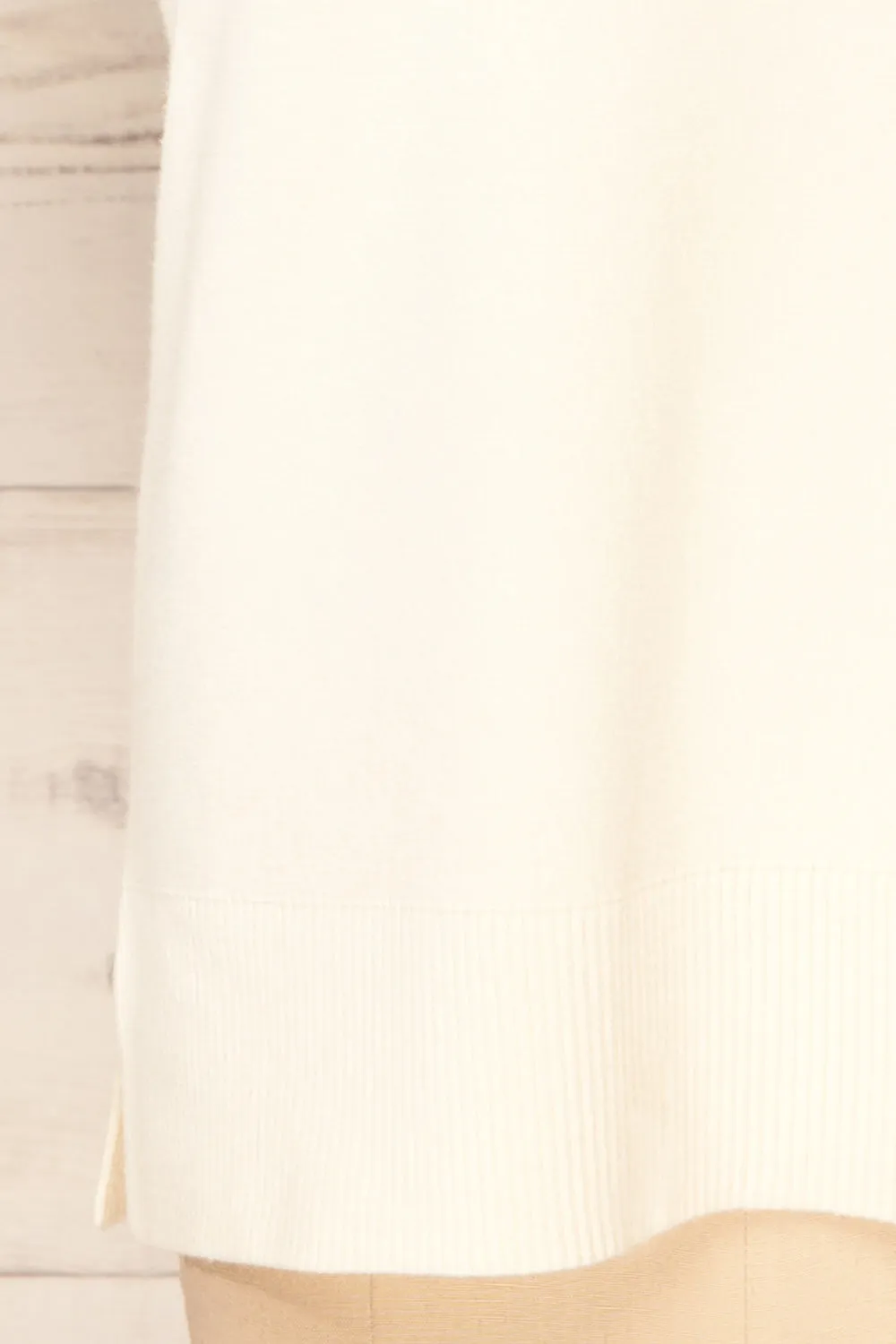 Ferrol Ivory | Sleeveless Knit Vest