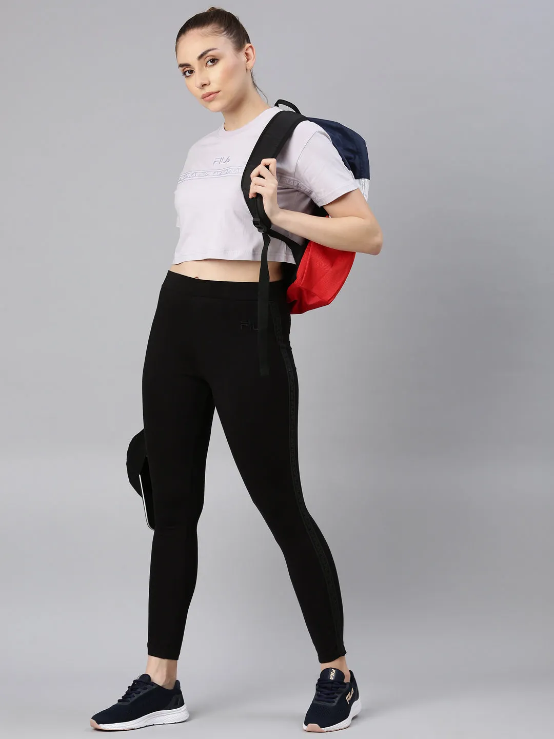 FILA Adults-Women Black Leggings