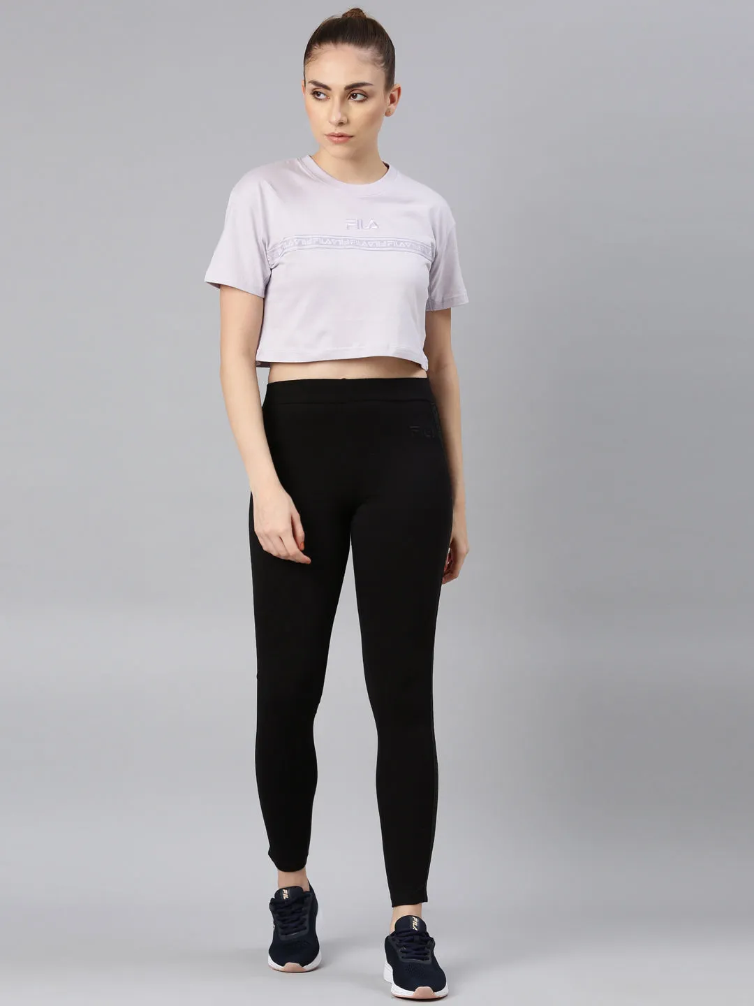 FILA Adults-Women Black Leggings