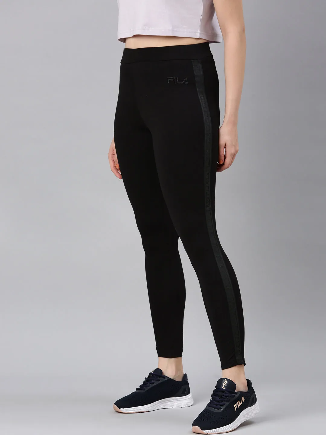 FILA Adults-Women Black Leggings