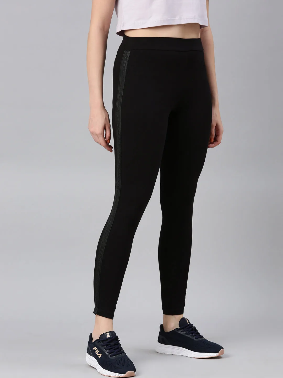 FILA Adults-Women Black Leggings