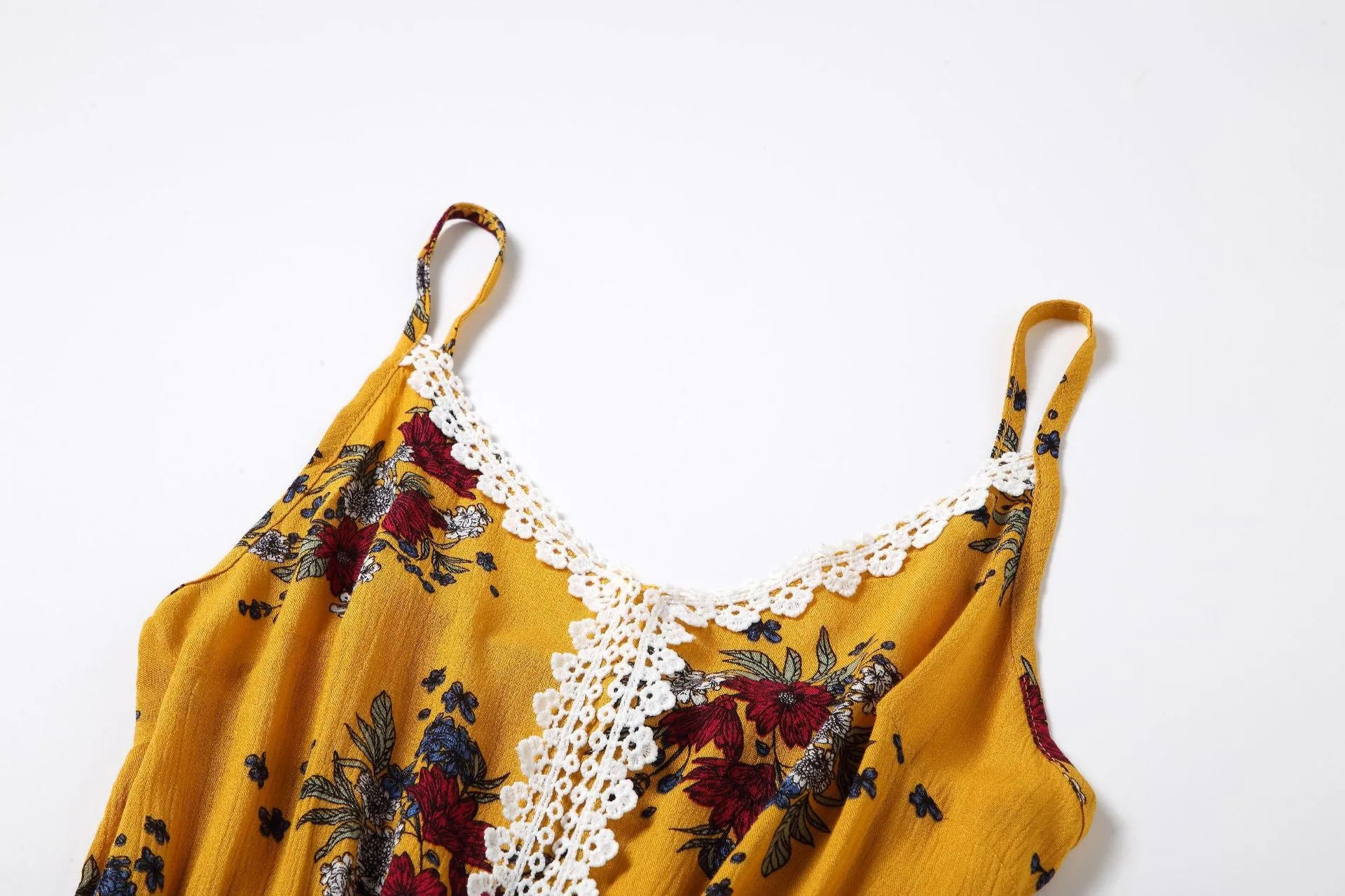 Floral Print Cami Jumpsuit For Mom & Daughter