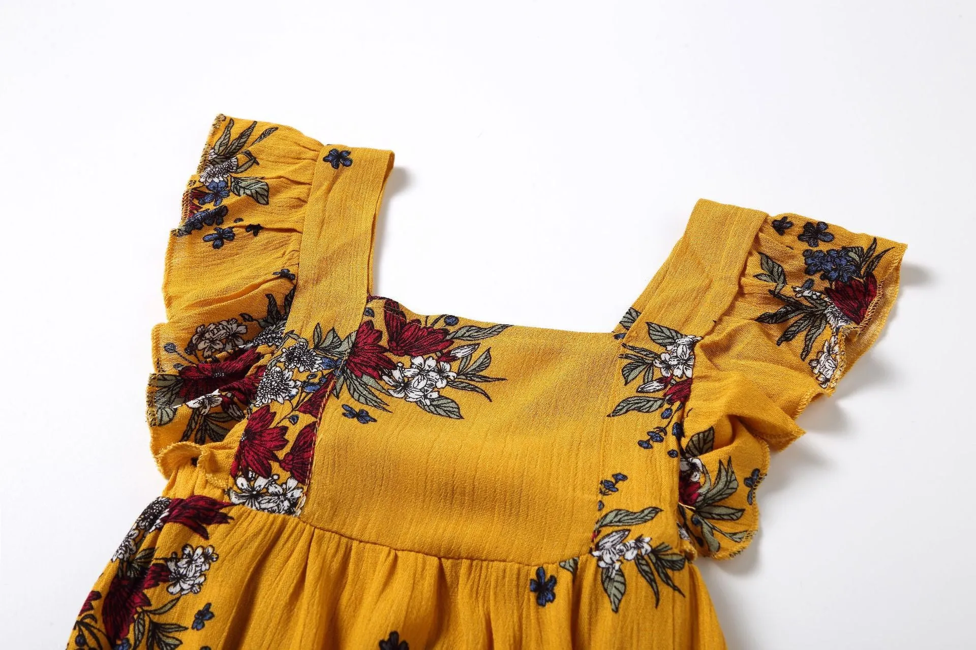 Floral Print Cami Jumpsuit For Mom & Daughter