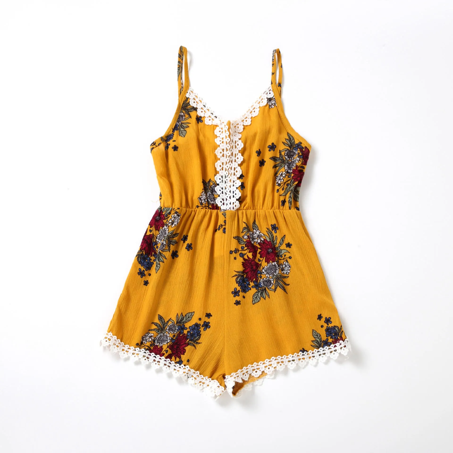 Floral Print Cami Jumpsuit For Mom & Daughter
