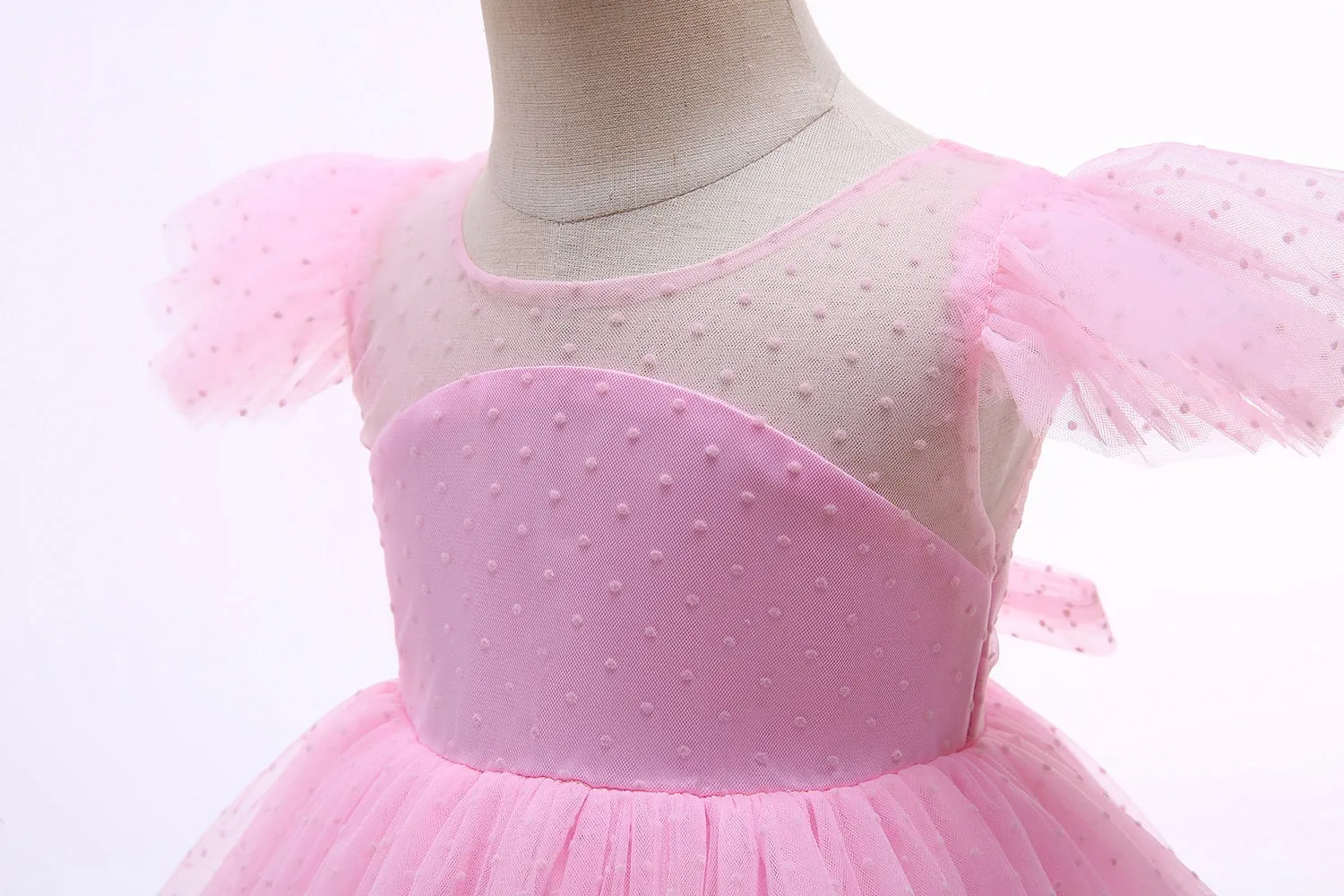 Flower Girl Dresses Elegant Wedding Party Princess Dress Kids Dresses For Girls Fancy Christmas Tulle Tutu Costumes For Children