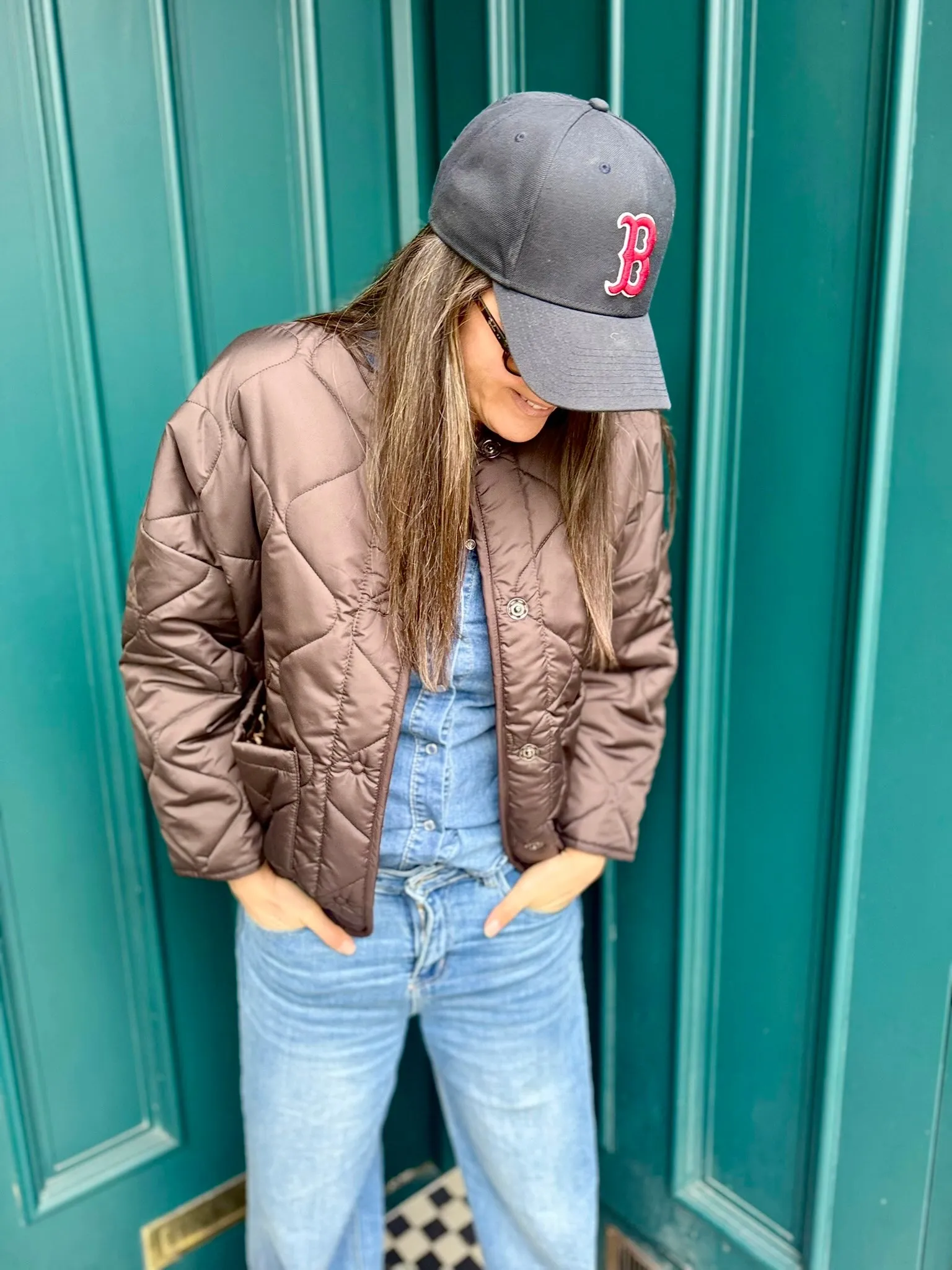 Franky Reversible Padded Jacket - Chocolate