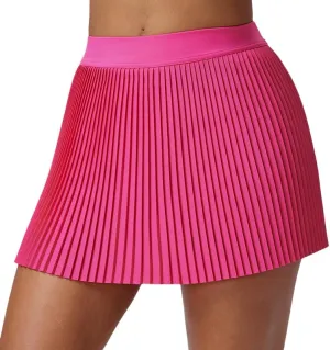 FUNSEED Pleated Tennis Skirts for Women High Waist Golf Skirt Tummy Control Athletic Skorts for Running Workout Pickleball