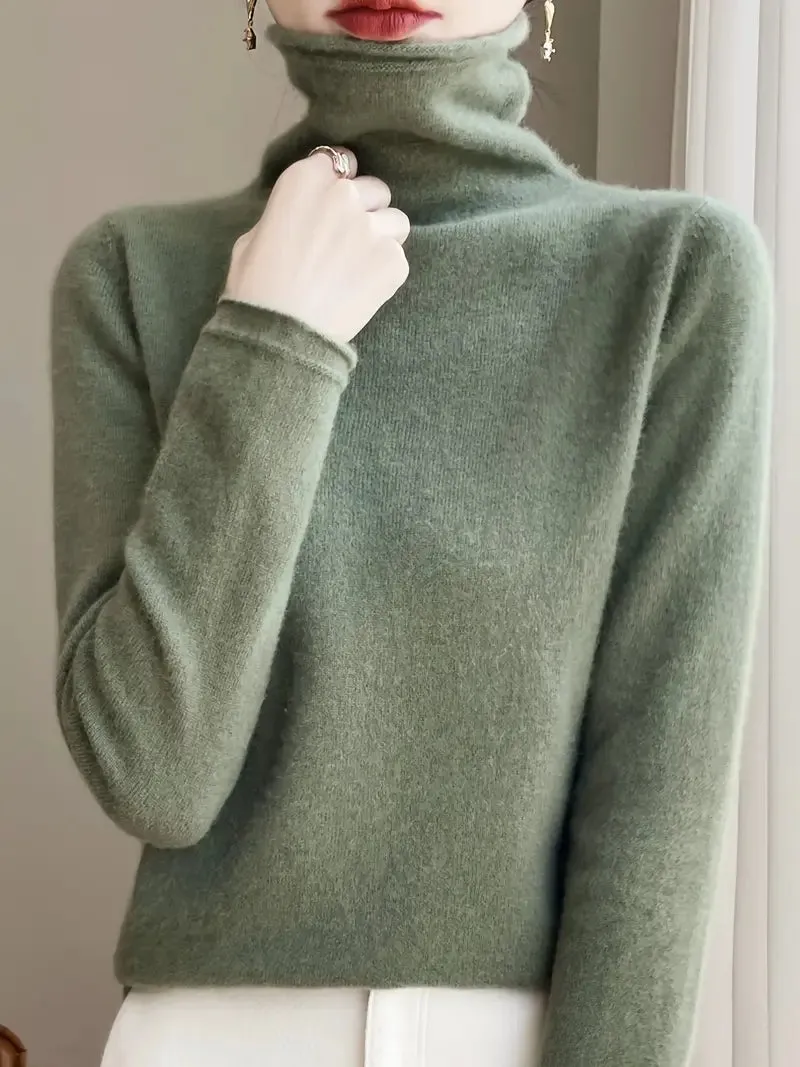 Grof gebreide coltrui voor dames - Dik, warm, herfst/winter