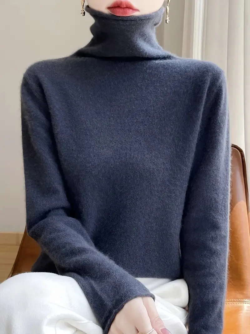 Grof gebreide coltrui voor dames - Dik, warm, herfst/winter