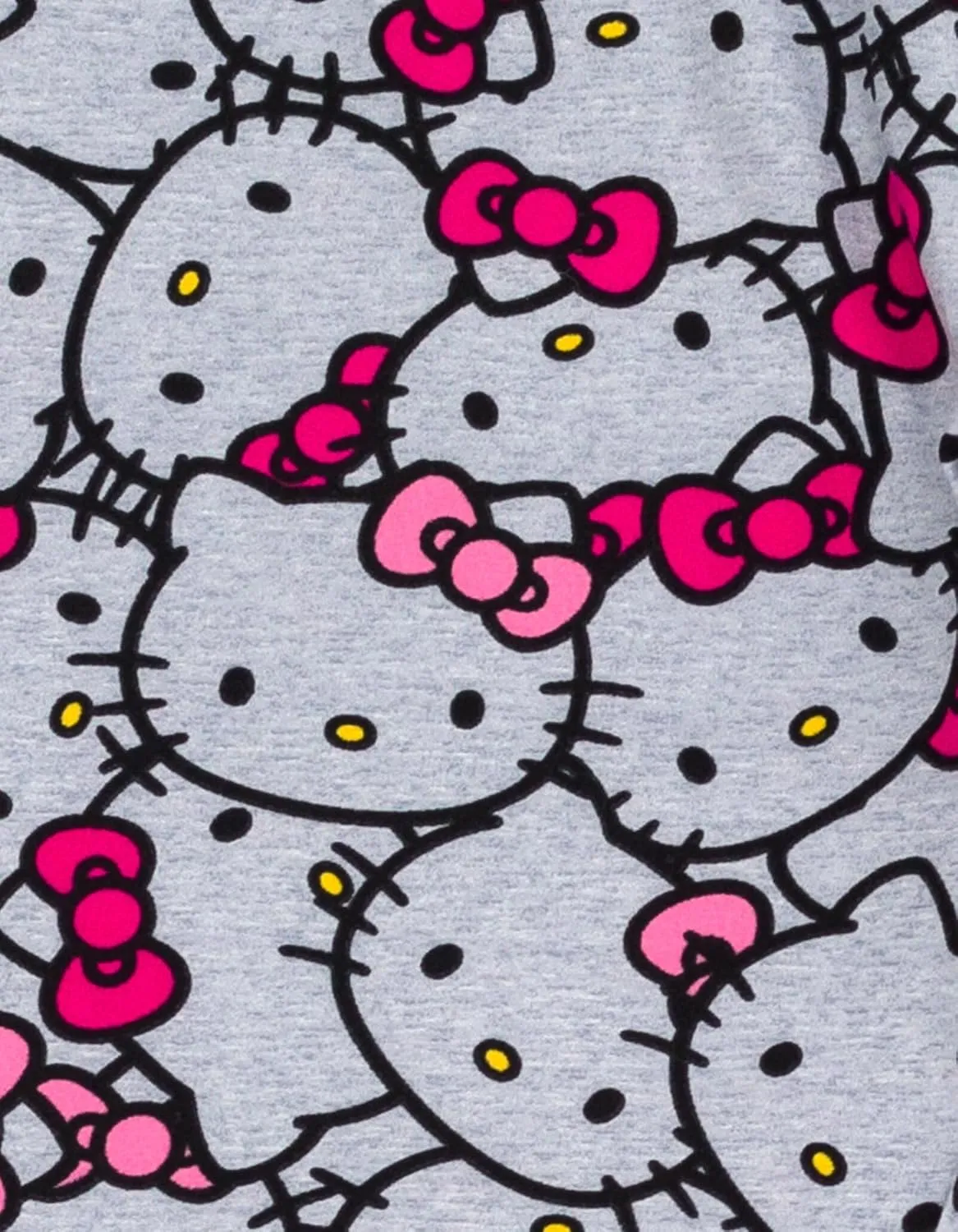 Hello Kitty Girls Pullover FleeceHoodie and Leggings Outfit Set Toddler to Big Kid