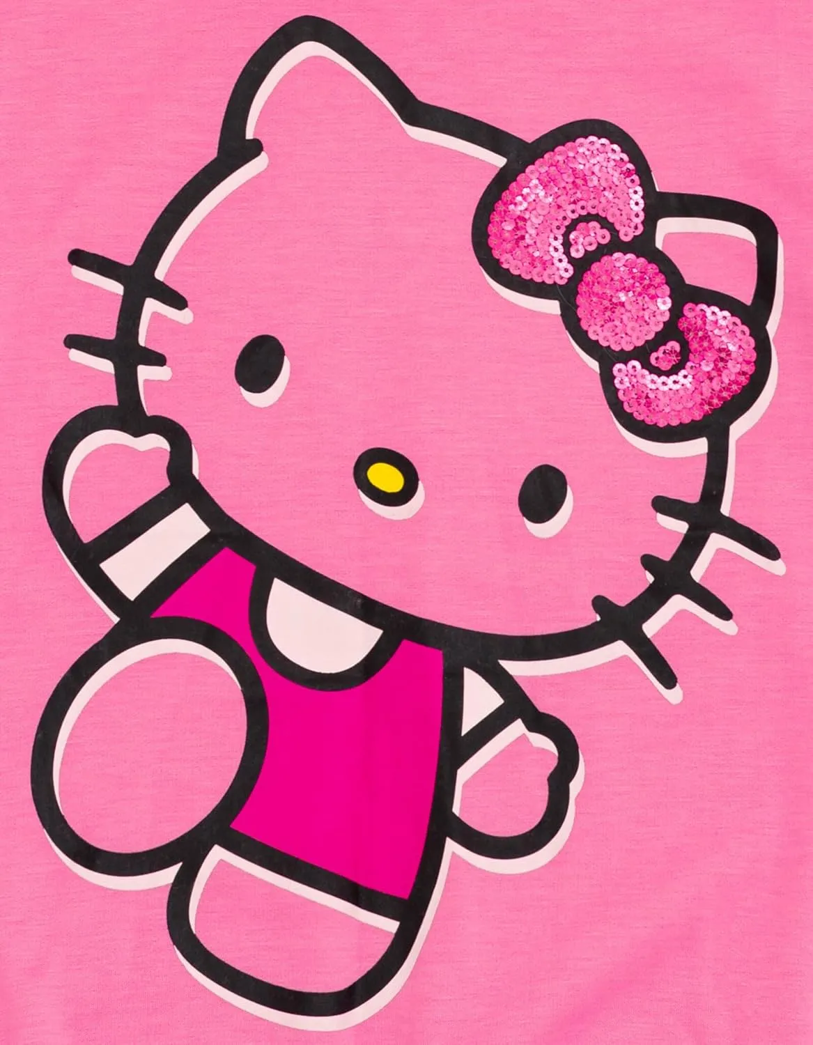 Hello Kitty Girls Pullover FleeceHoodie and Leggings Outfit Set Toddler to Big Kid