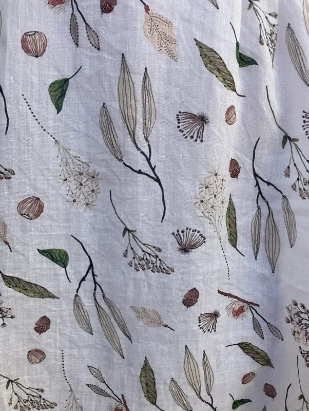 Jiva 50's Dress - Australiana Print - Ramie