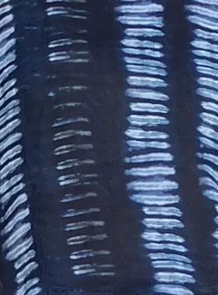 Jiva 50's Dress - Shibori Print -Ramie