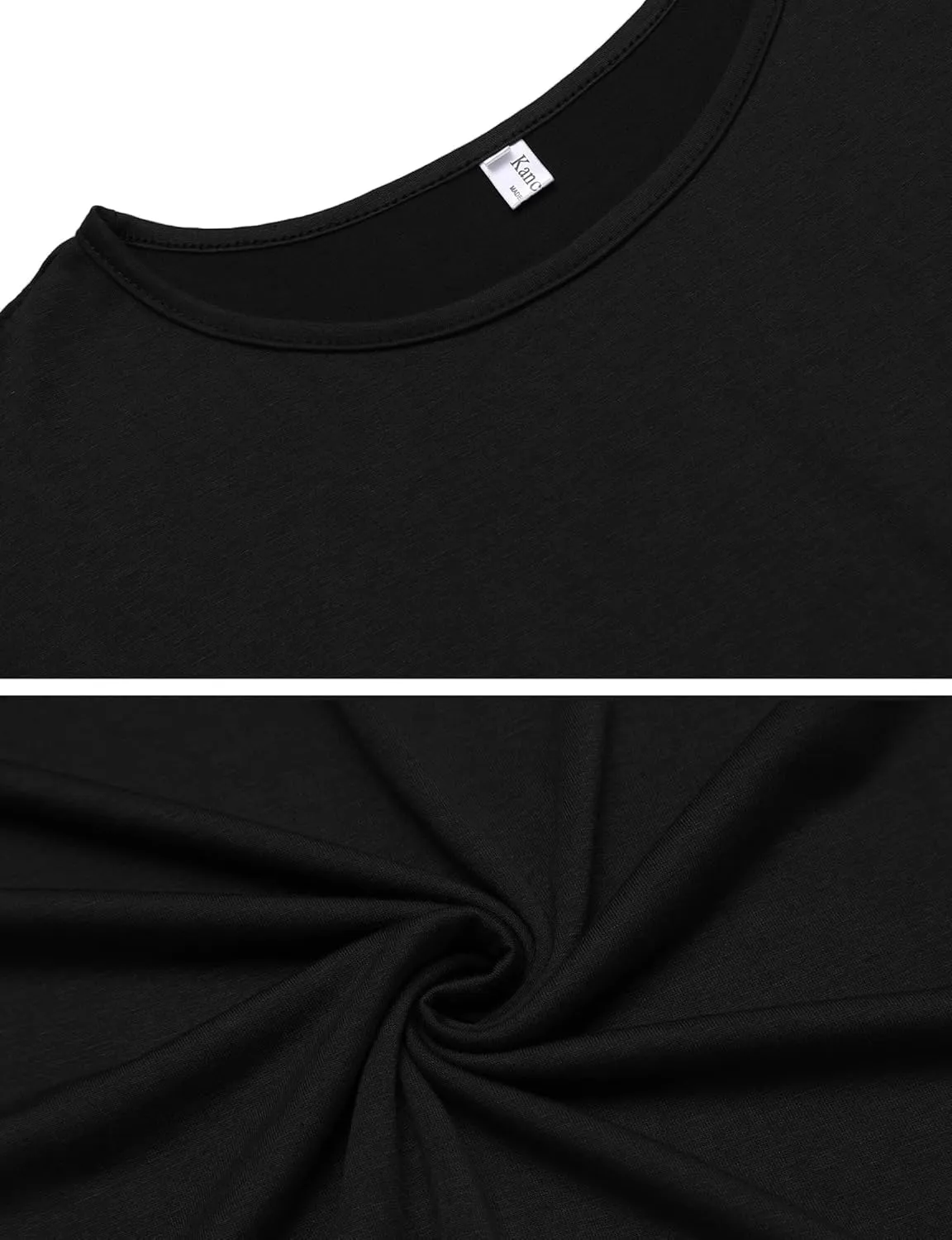 Kancystore Women's Short Sleeve Plus Size Maxi Dress with Pockets Loose Casual Summer Dresses