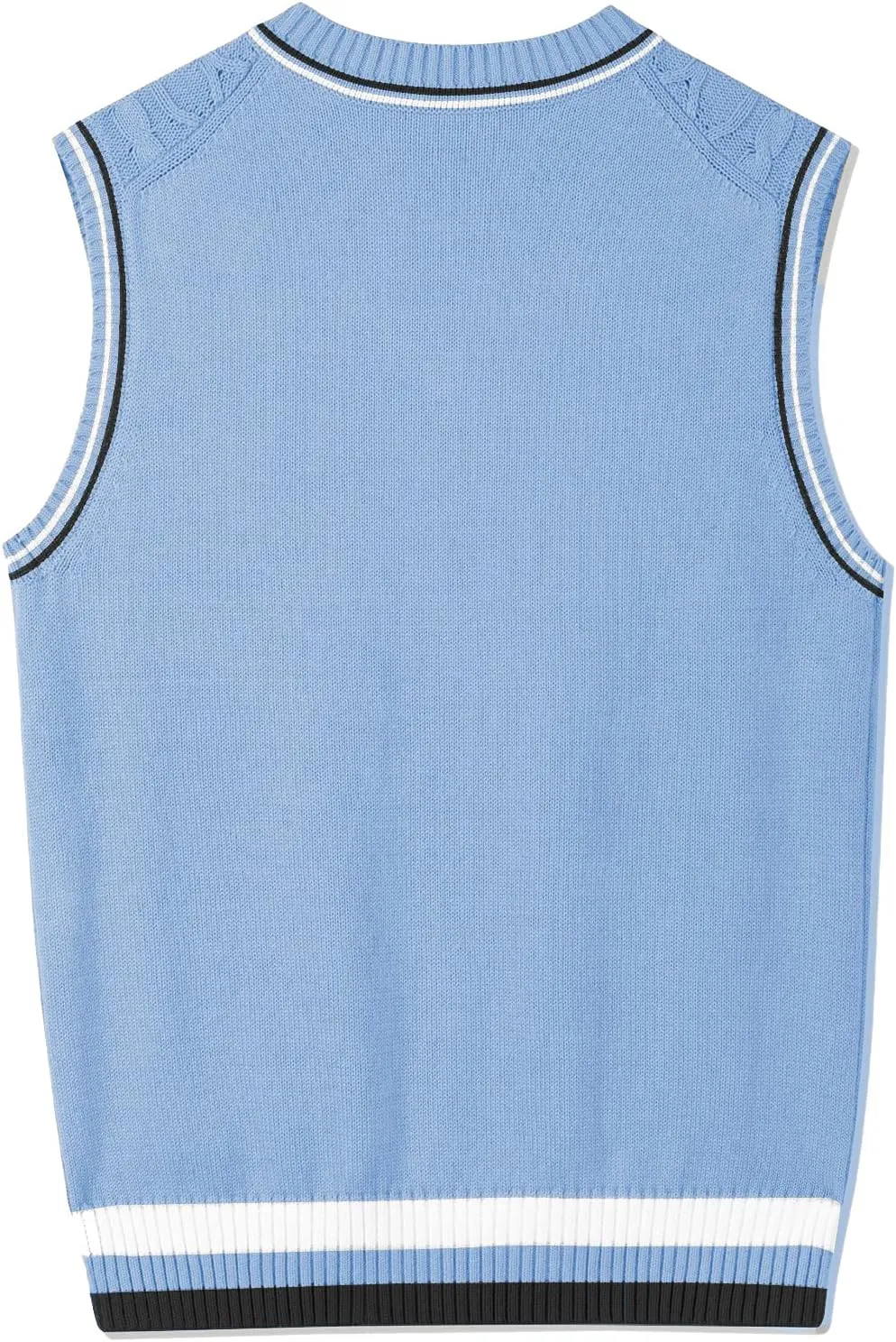 Kid Nation Boys Sweater Vest 100% Cotton School Uniform Vest for Girls Boy Toddler Kids Knit Vest