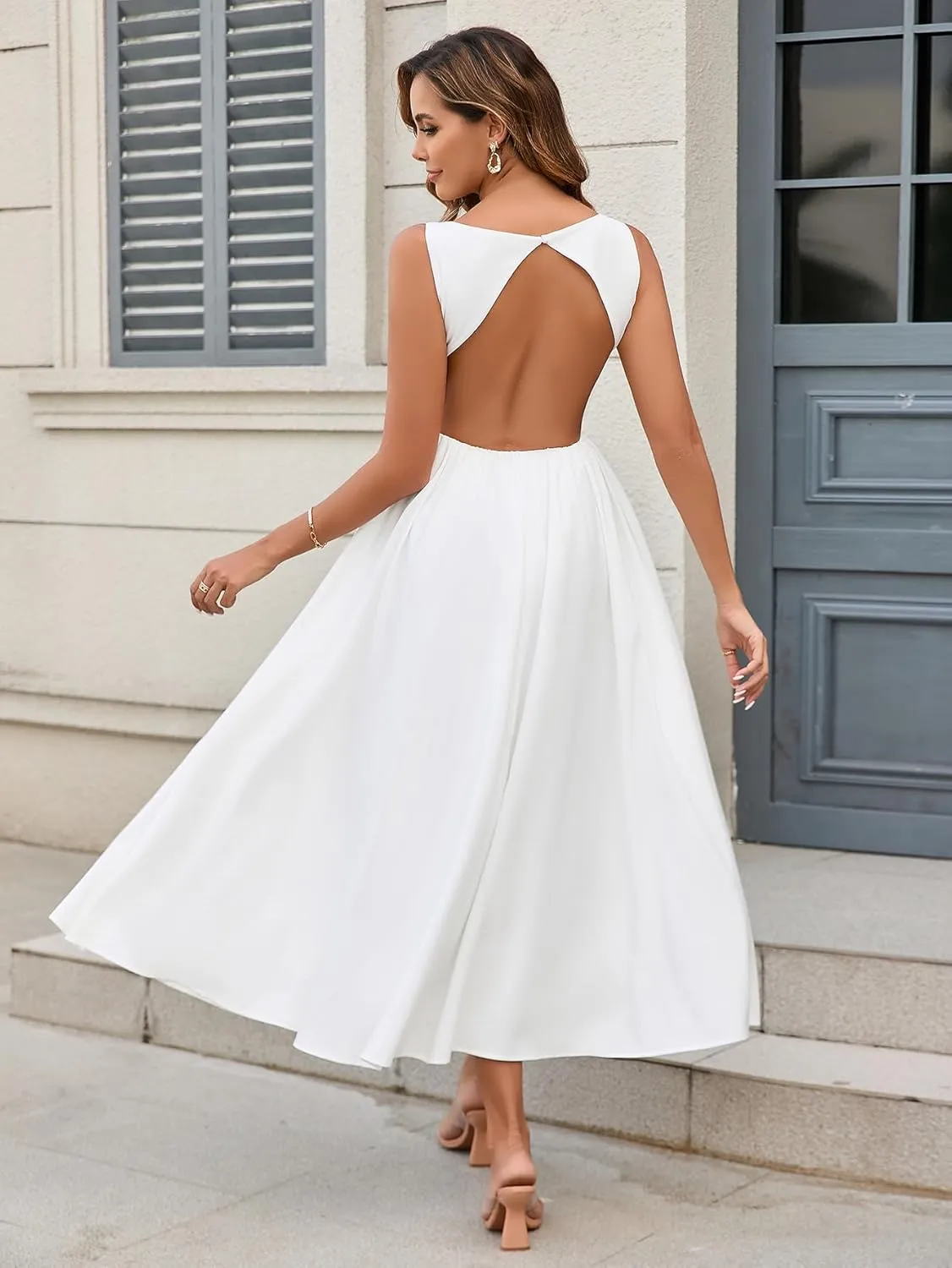 KUTUMAI Women Summer Sleeveless Maxi Dress Casual Vacation Sundress Tank Flowy Long Formal Wedding Guest Dresses 2025
