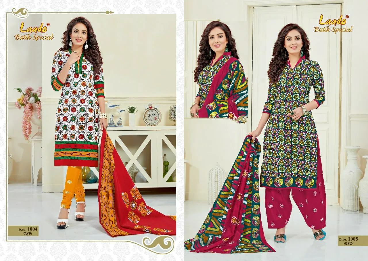 Laado Batik Vol 1 Cotton Desginer Casual Wear Salwar Kameez