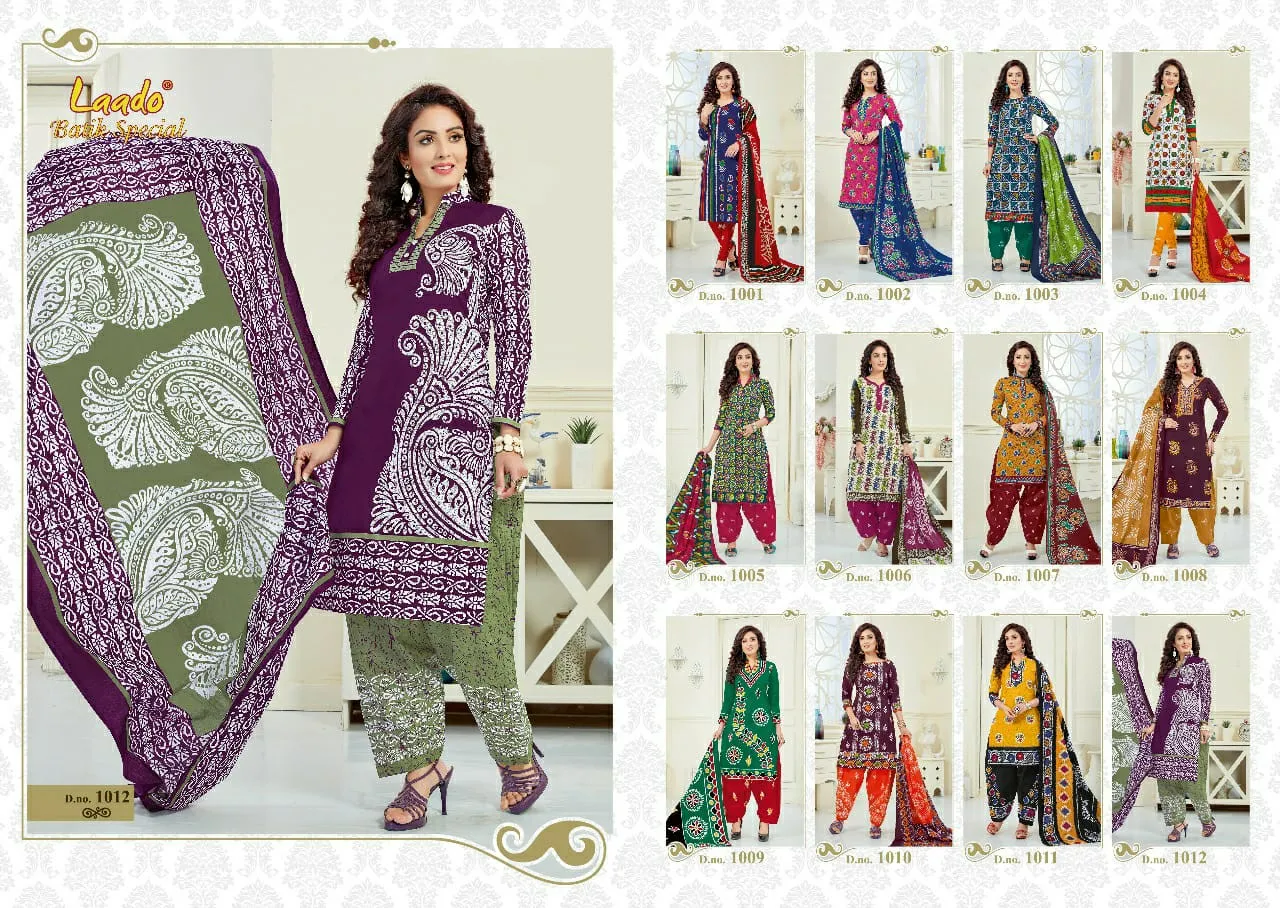 Laado Batik Vol 1 Cotton Desginer Casual Wear Salwar Kameez