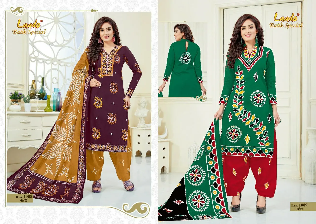 Laado Batik Vol 1 Cotton Desginer Casual Wear Salwar Kameez