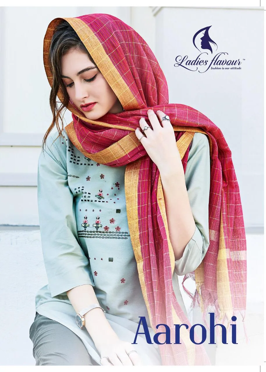 LADIES FLAVOUR AAROHI PRESENT CASUAL WEAR SUITS