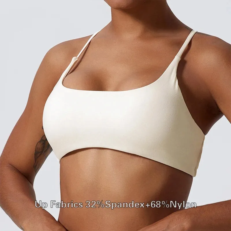 Lady Glams Comfort Sexy Sports Bra - Stylish Running Vest for Women’s Training and Yoga