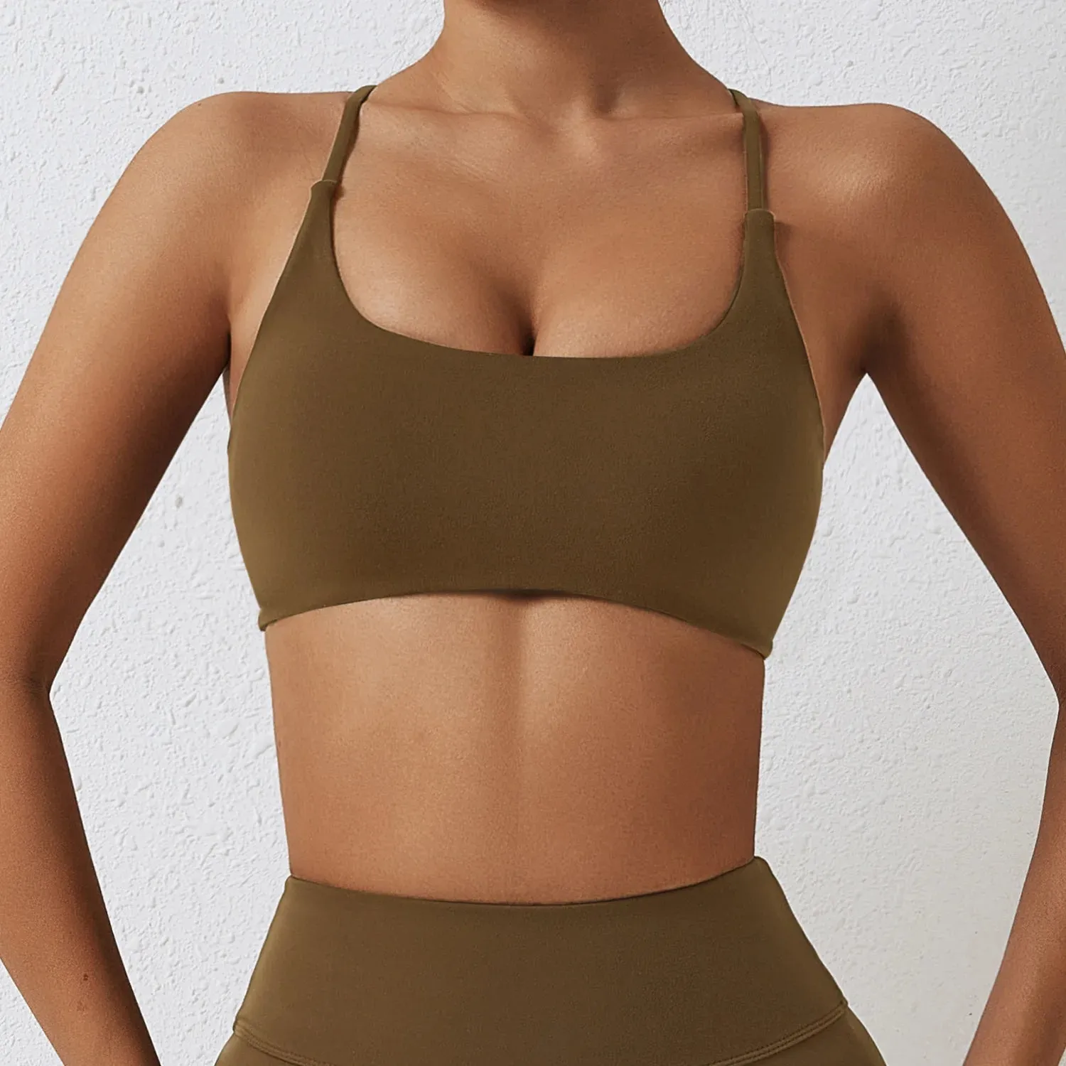 Lady Glams Comfort Sexy Sports Bra - Stylish Running Vest for Women’s Training and Yoga