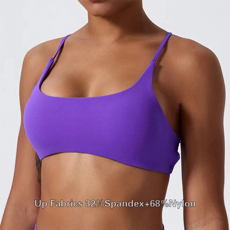 Lady Glams Comfort Sexy Sports Bra - Stylish Running Vest for Women’s Training and Yoga