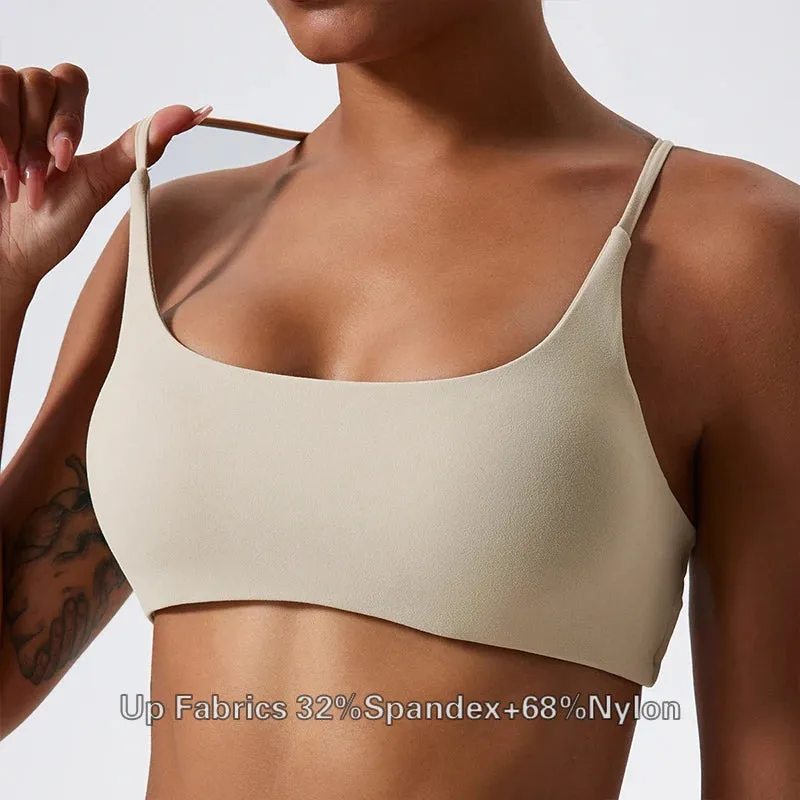 Lady Glams Comfort Sexy Sports Bra - Stylish Running Vest for Women’s Training and Yoga