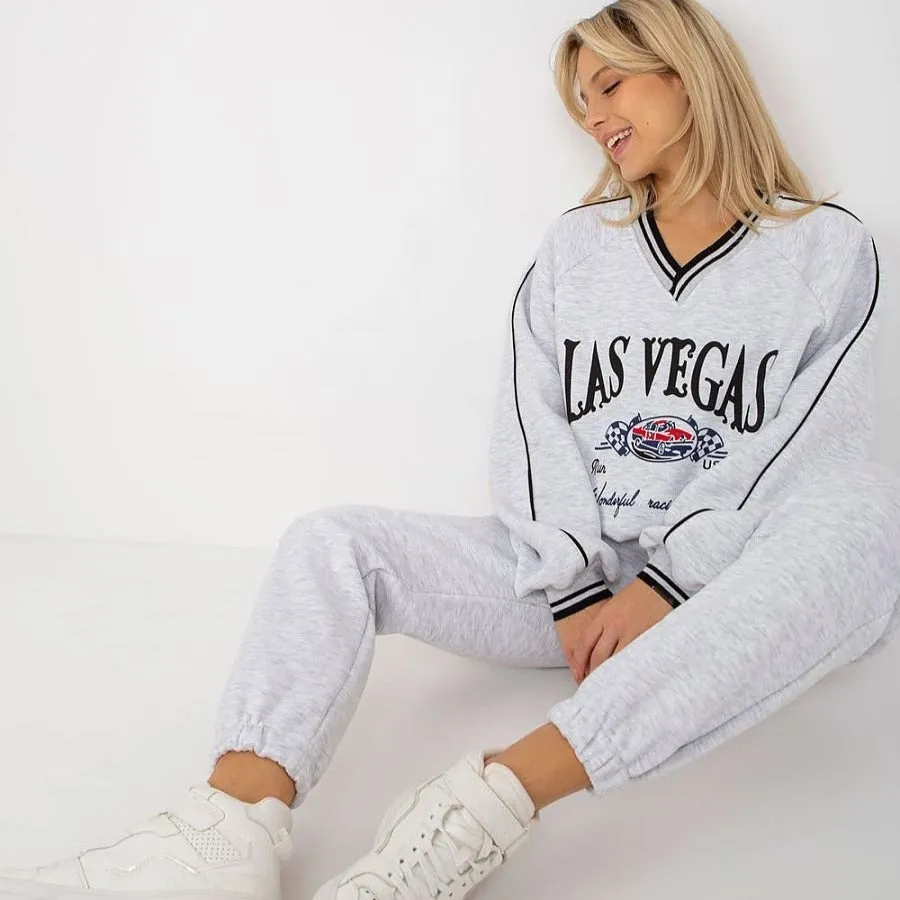 Las Vegas GRY Sports Tracksuit Set