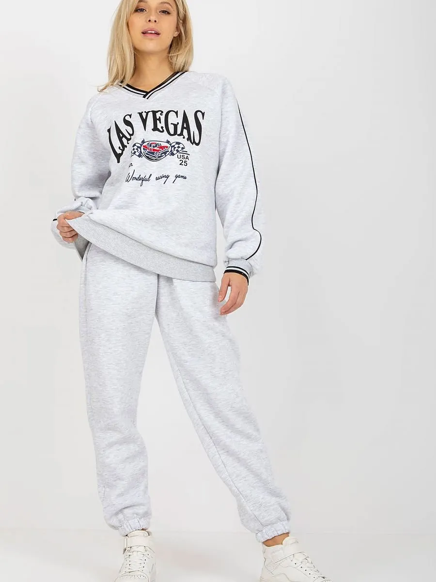 Las Vegas GRY Sports Tracksuit Set