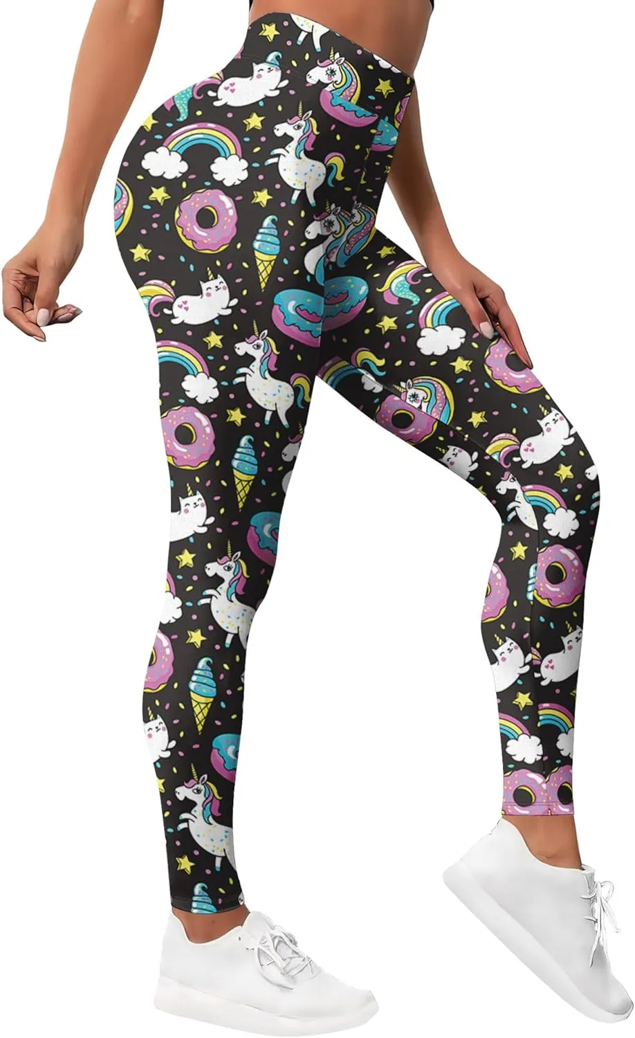 Leggings for Women Printed Funny Gym Womens Yoga Pants Floral Legging Flower Running Pant Athletic Legging