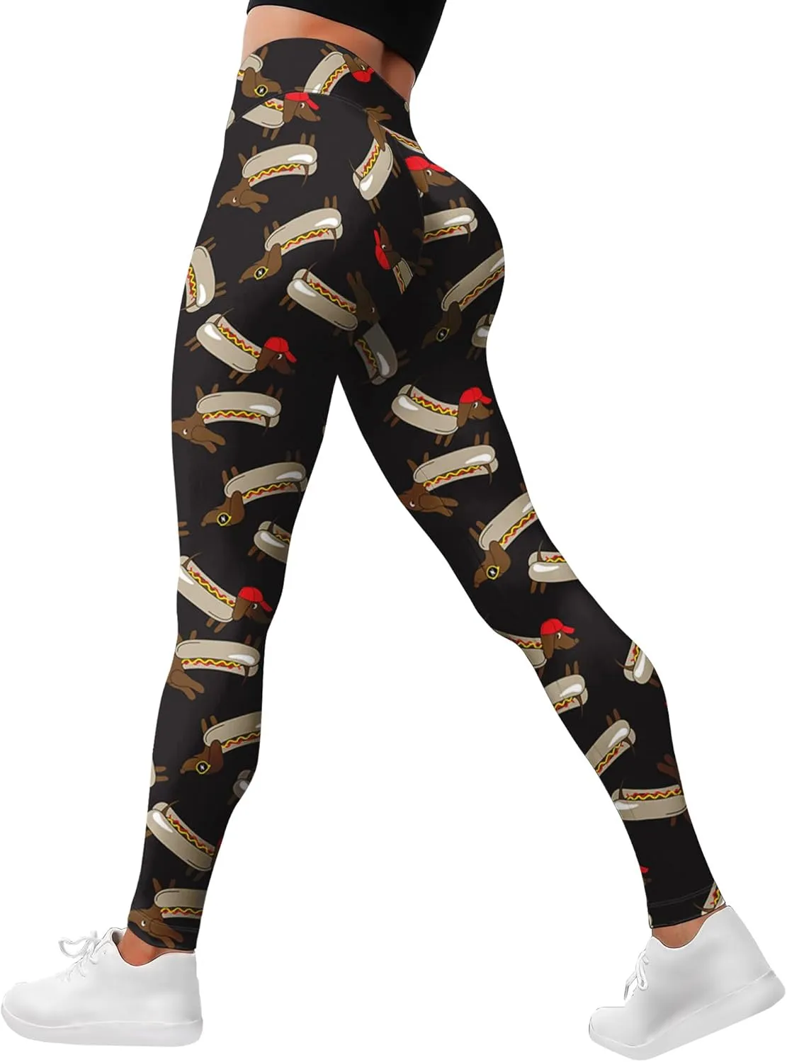 Leggings for Women Printed Funny Gym Womens Yoga Pants Floral Legging Flower Running Pant Athletic Legging