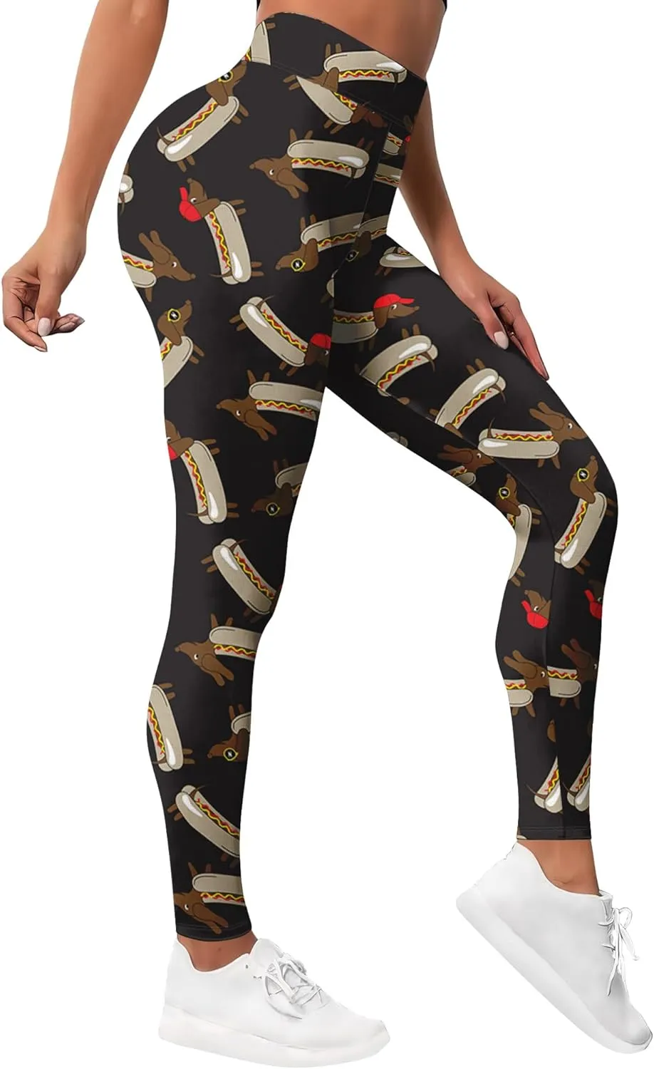 Leggings for Women Printed Funny Gym Womens Yoga Pants Floral Legging Flower Running Pant Athletic Legging
