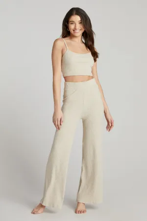 Lennon Flare Oatmeal Rib