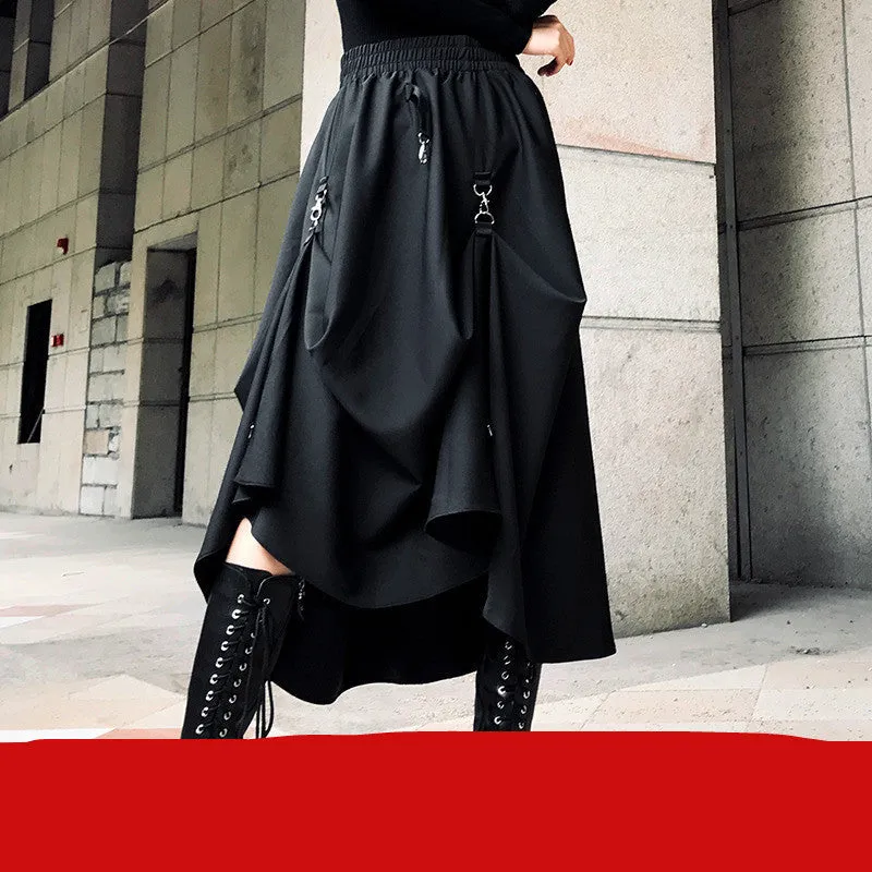 Little Black Dress Slim Skirt Elegant Midi
