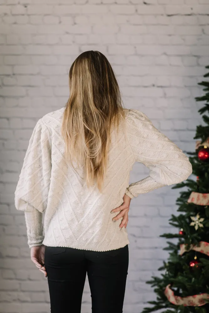 Little by Little Pom Pom Sweater