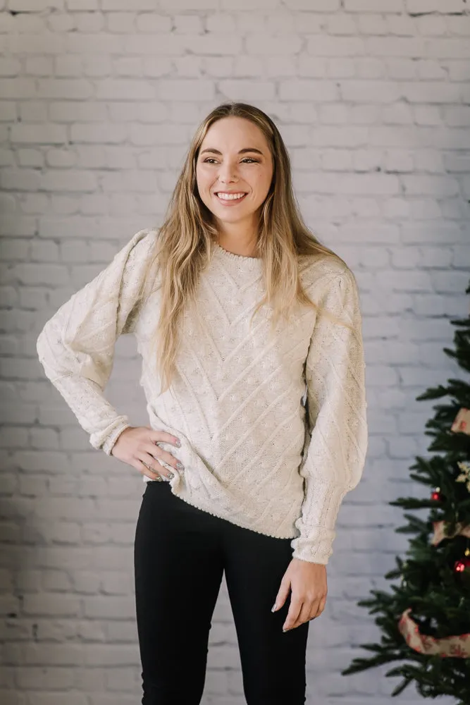 Little by Little Pom Pom Sweater