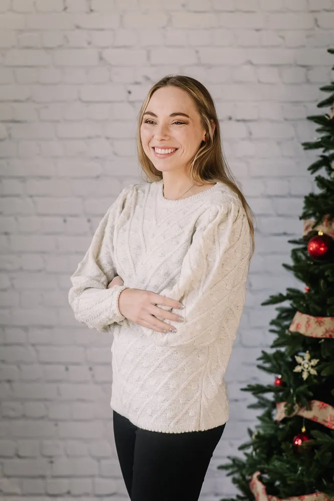 Little by Little Pom Pom Sweater