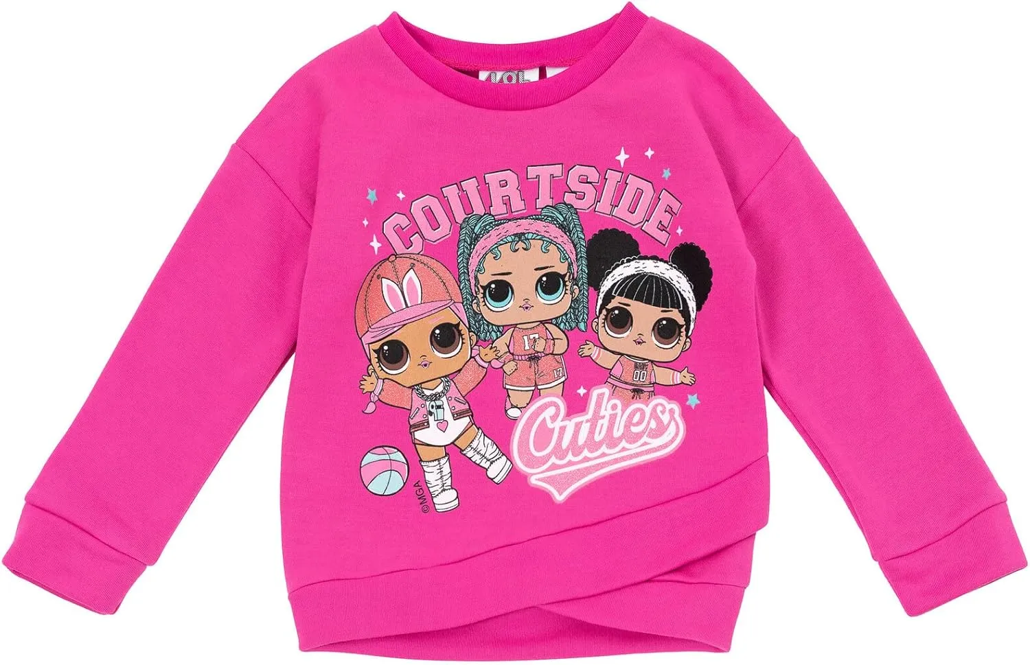 L.O.L. Surprise! Girls Fleece Sweatshirt and Leggings Outfit Set Little Kid to Big Kid Sizes (4-18-20)