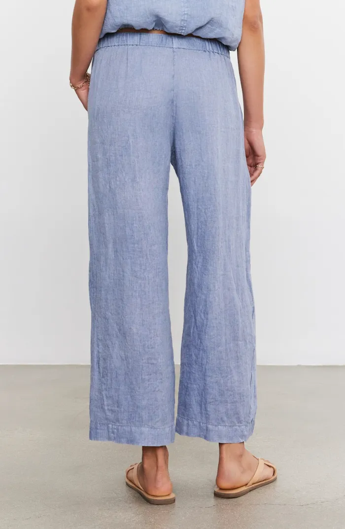 Lola Woven Linen Pant (Two-Colours)