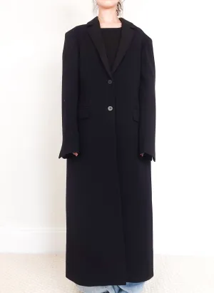 Longline wool tuxedo coat RRP £895