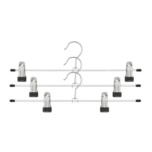 Metal Clip Hangers Trouser Skirt Coat Pants Bulk Clothes Clothing Coathangers