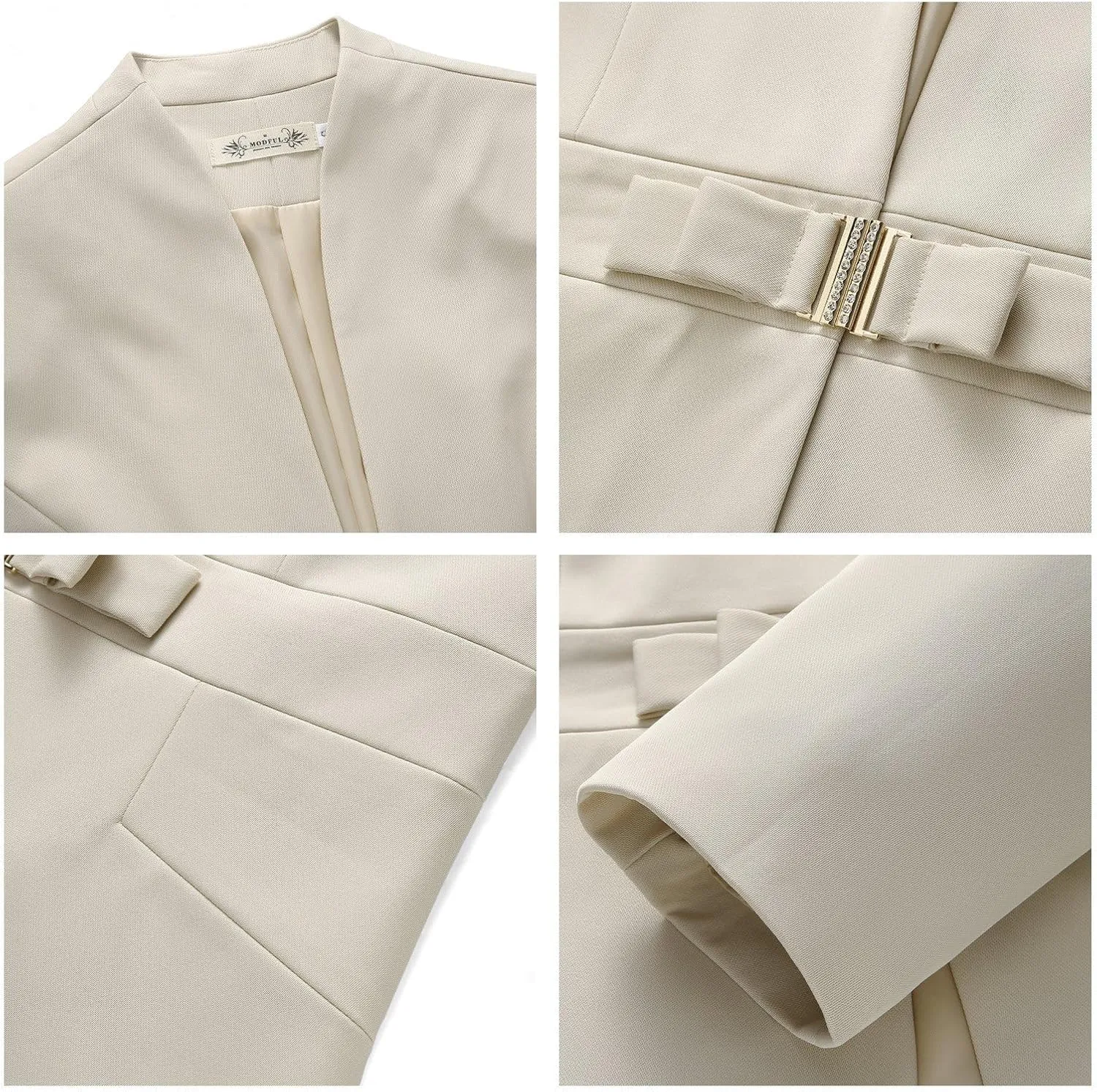 MODFUL Womens Business Dress Suit Set 2 Piece Pencil Skirt Lady Work Suit Blazer Dress Set
