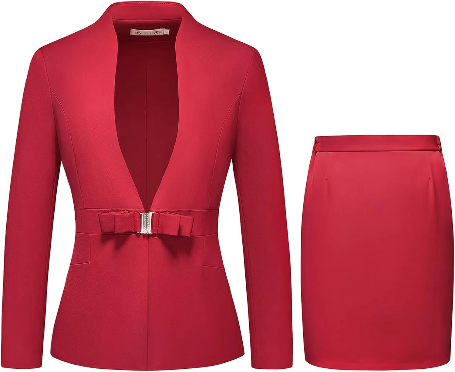 MODFUL Womens Business Dress Suit Set 2 Piece Pencil Skirt Lady Work Suit Blazer Dress Set