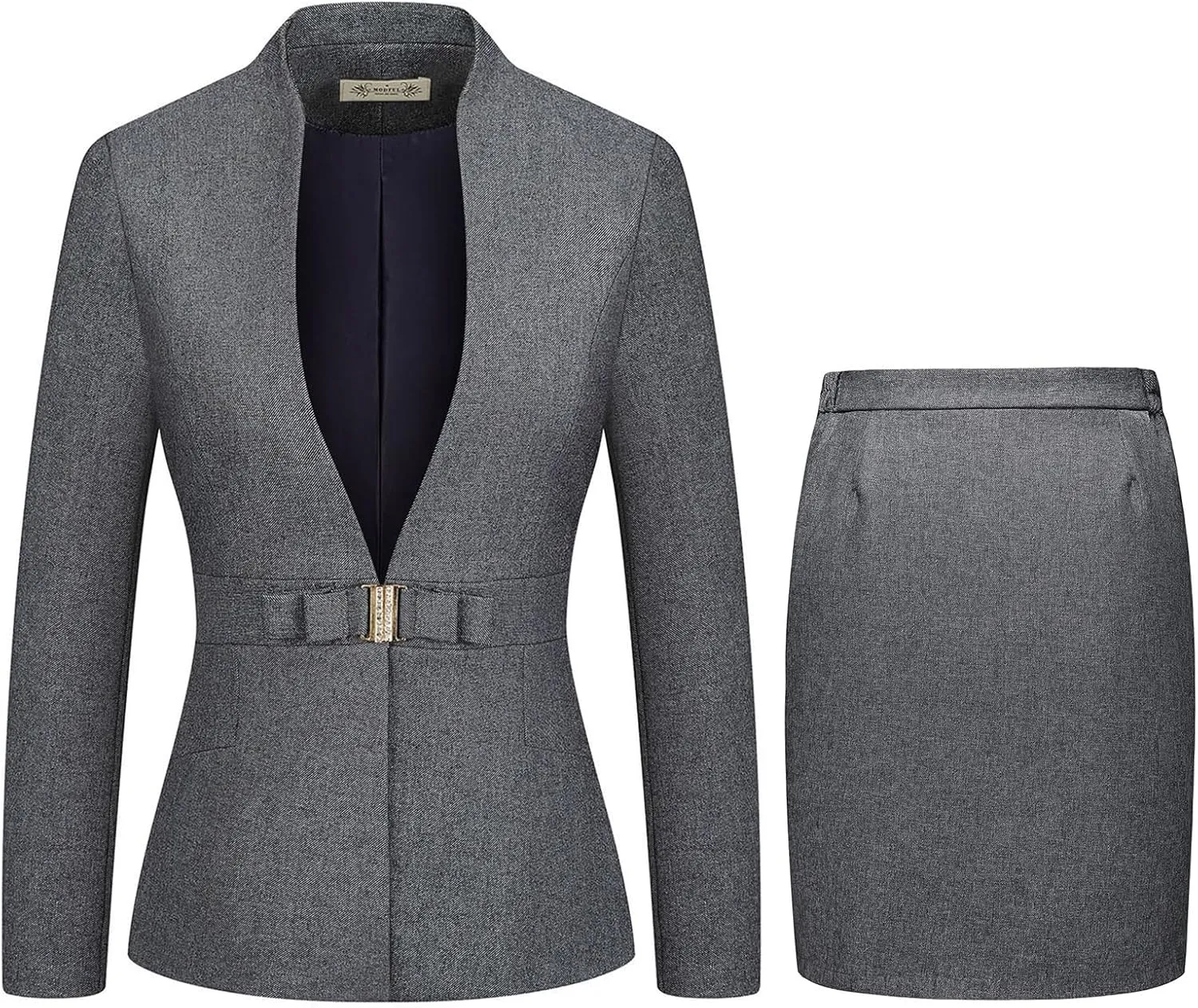 MODFUL Womens Business Dress Suit Set 2 Piece Pencil Skirt Lady Work Suit Blazer Dress Set